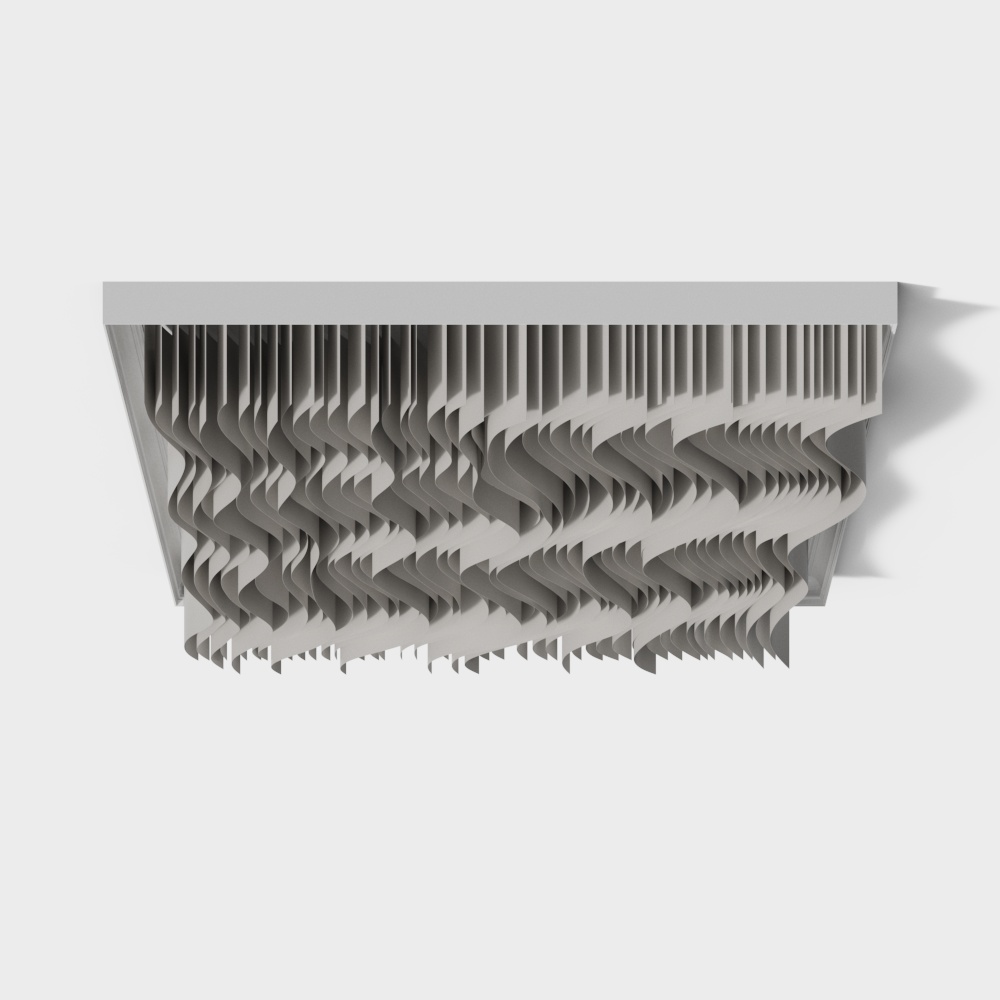 Modern Drapery Ceiling Design