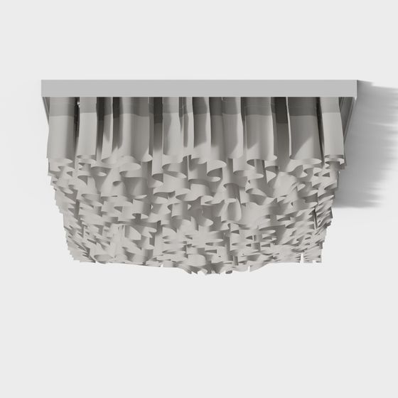 Modern Drapery Ceiling Design