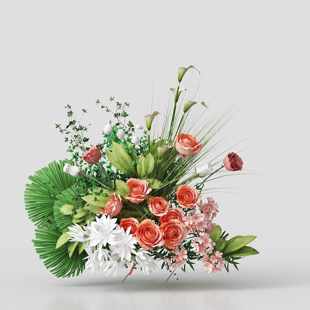 Modern Wedding Floral Installation