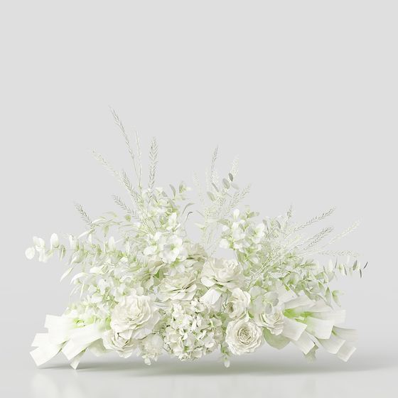 Modern Wedding Floral Installation