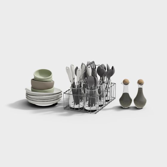 Modern Kitchen Utensils 3D model