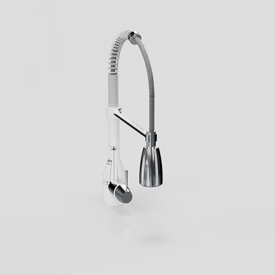Sleek Kitchen Faucet 3D model for Modern Interiors