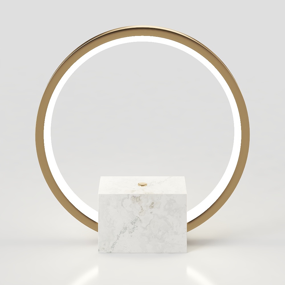 Lampe de table orbiculaire