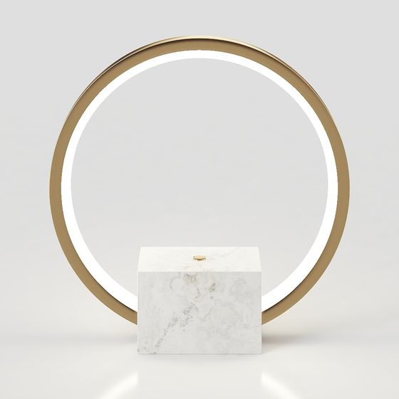 Lampe de table orbiculaire