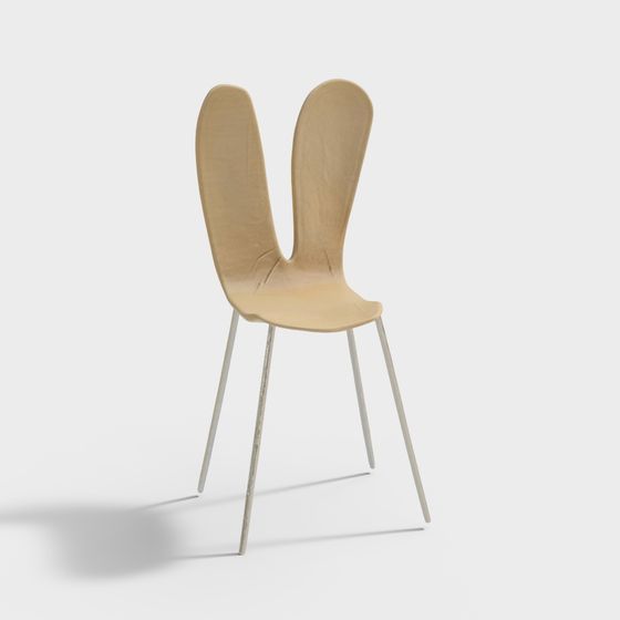 Unique Low-Poly Chair 3D Model