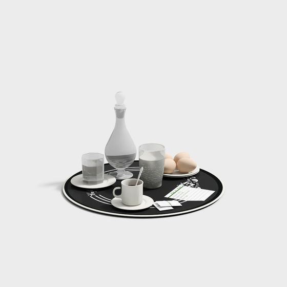 Breakfast Moments 3D model for Creative Projects