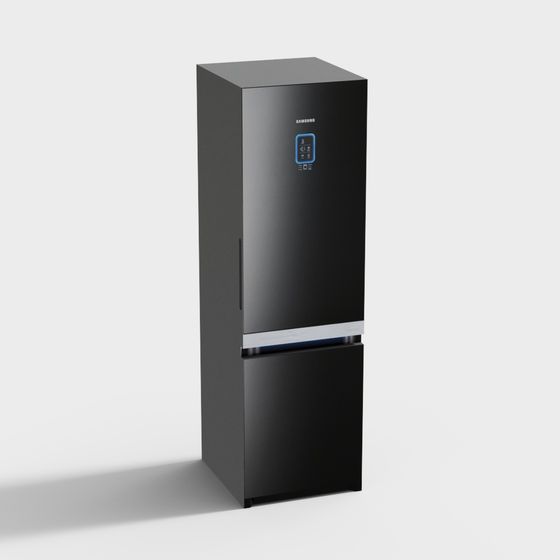 Sleek Samsung Refrigerator 3D model