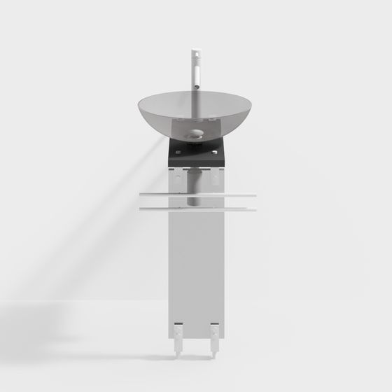 Futuristic Satellite Antenna 3D model