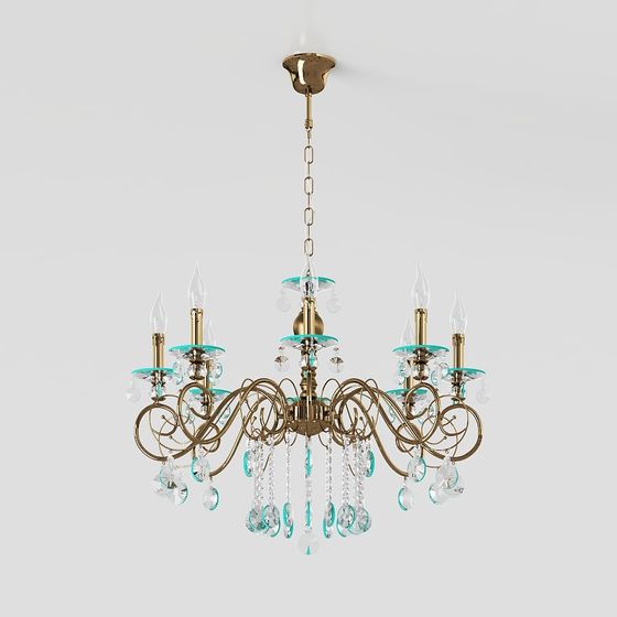 유럽 크리스탈 플로팅 샹들리에