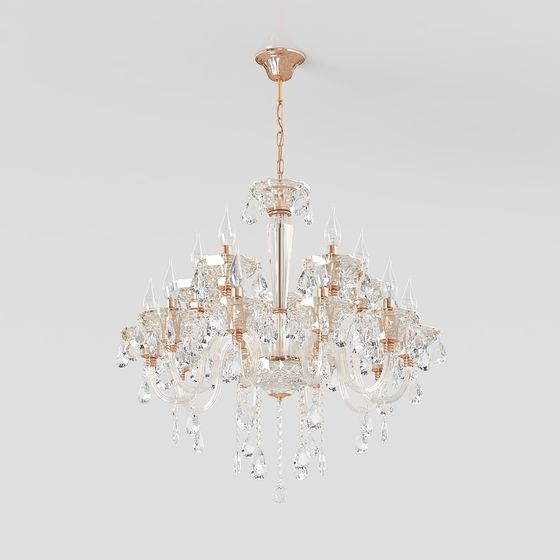 유럽형 크리스탈 플로팅 샹들리에