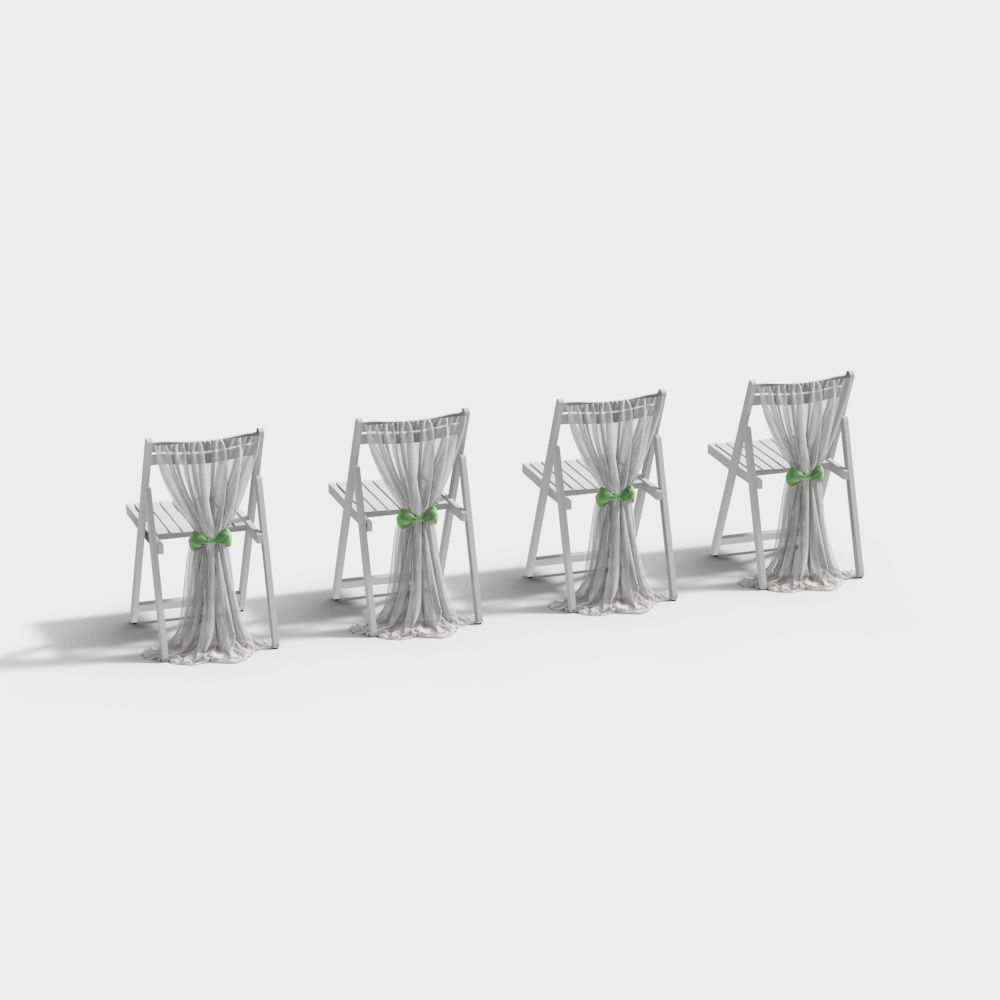 Row of Folding Chairs