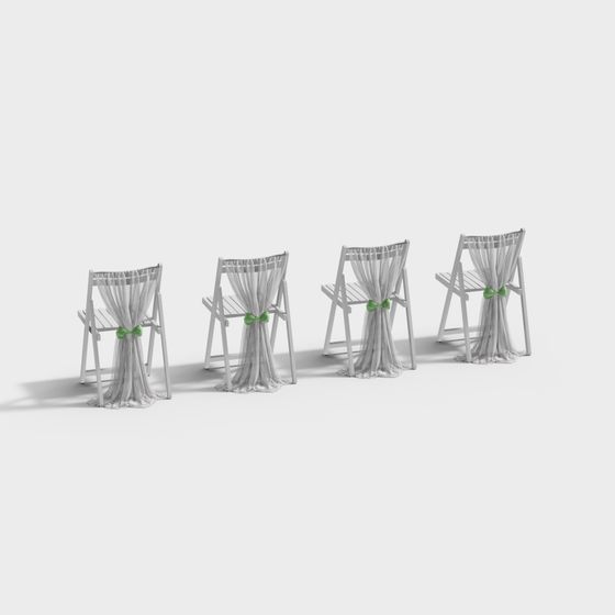 Row of Folding Chairs