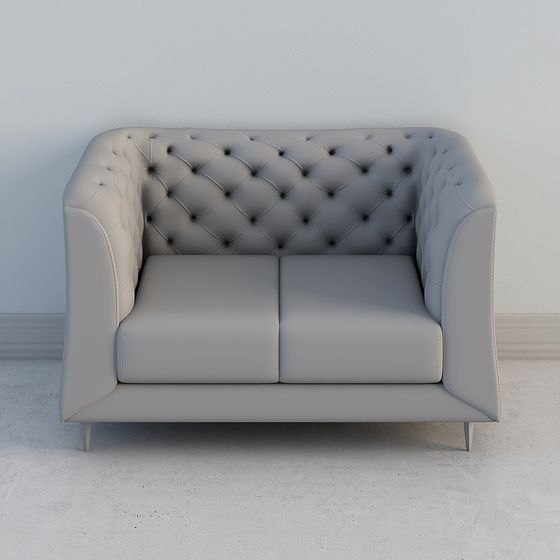 Urban Gentleman Sofa 3D model for Contemporary Spaces