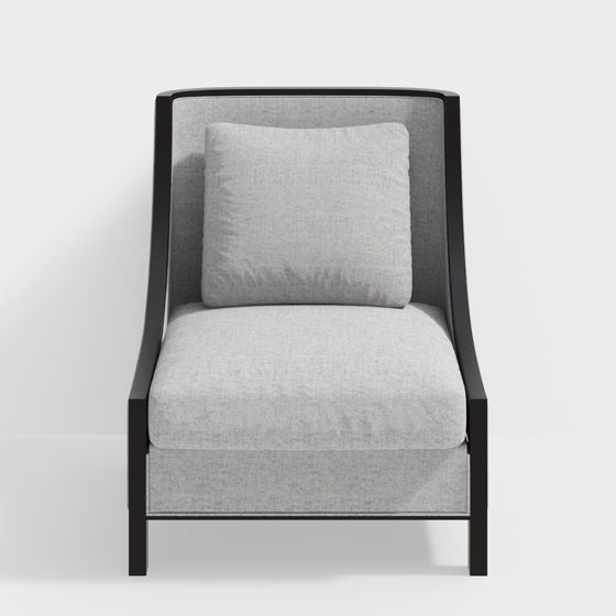 Urban Leisure Chair 3D model for Modern Interiors