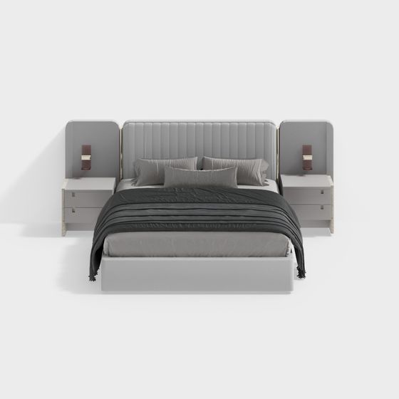 Urban Bedroom Suite 3D model