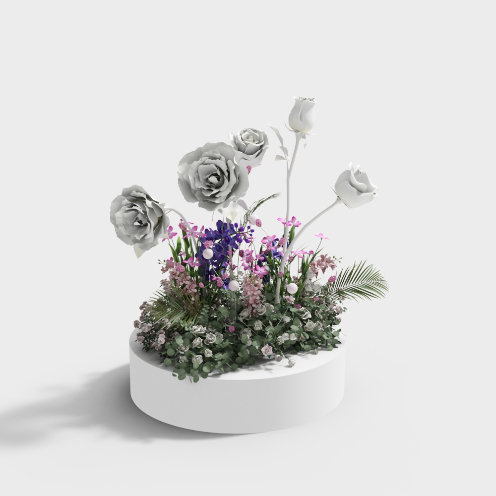 Modern Wedding Floral Decor