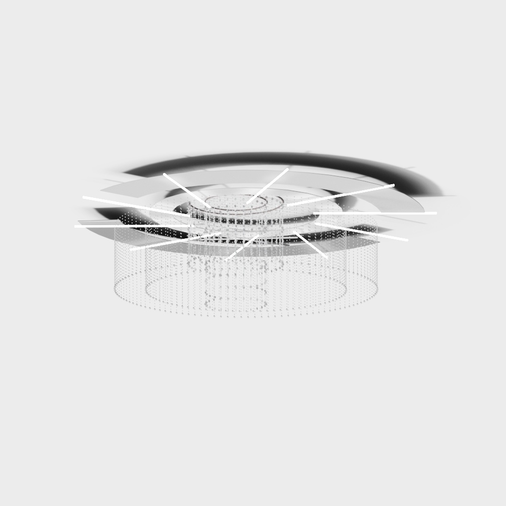 Crystal Ceiling Light