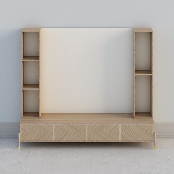 Urban Shelf 3D model for Modern Spaces