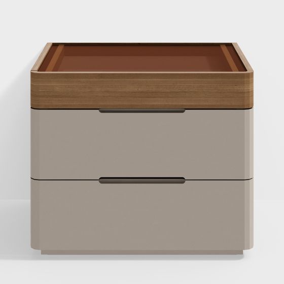 Modern Polygonal Nightstand 3D model