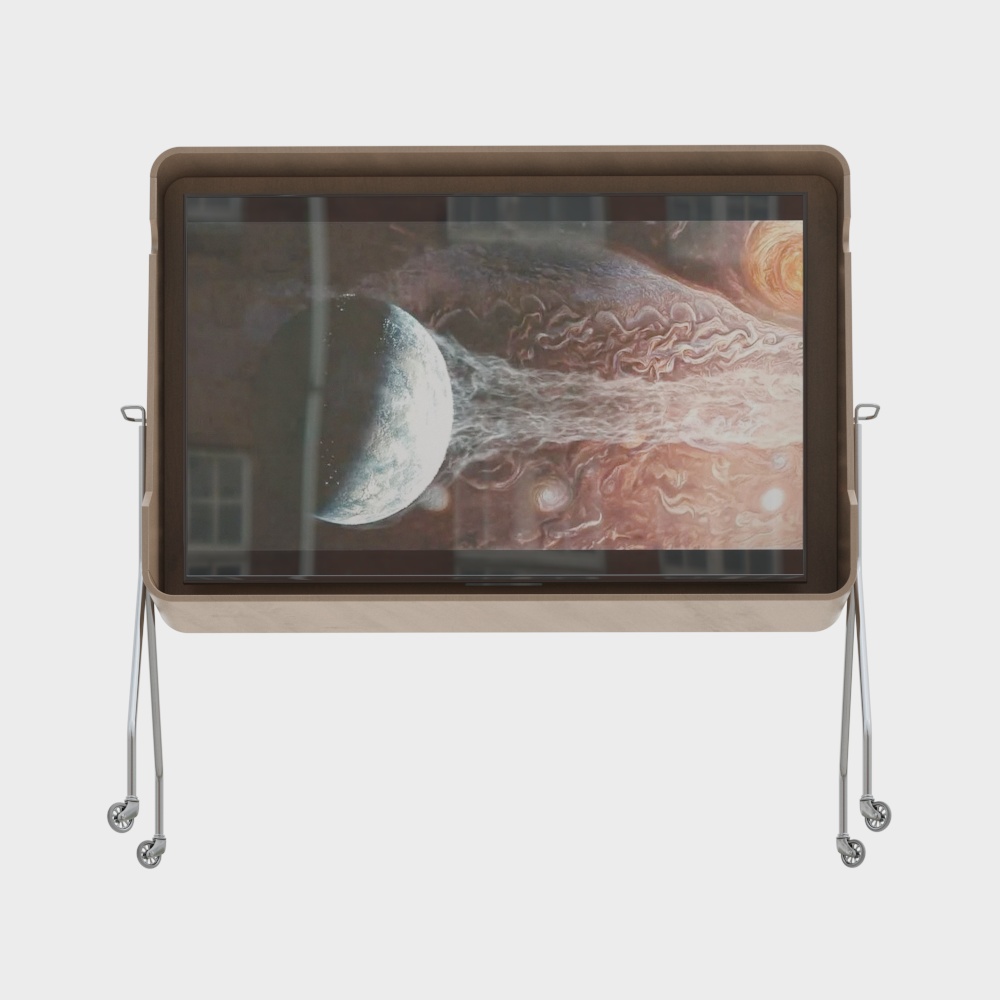 Moderner mobiler Fernseher (Ohne Logo)