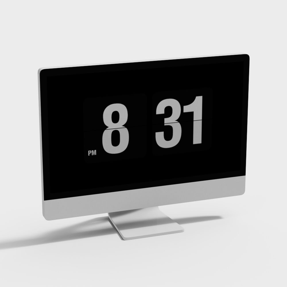 Modern Desktop Computer – No Logo