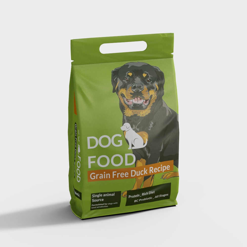 現代狗飼料－帶標誌