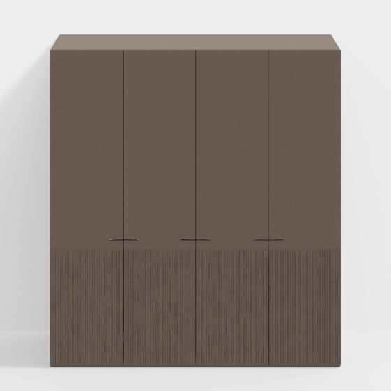 Urban Storage Cabinet 3D model for Modern Spaces