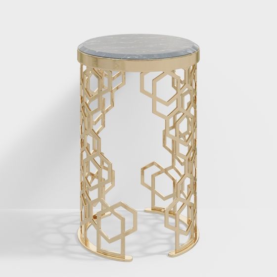 Lattice Marble Table 3D model