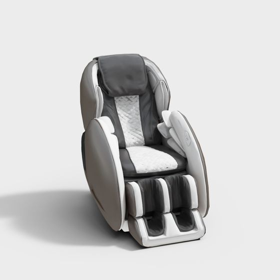 Modern Low-Poly Massage Chair 3D Model