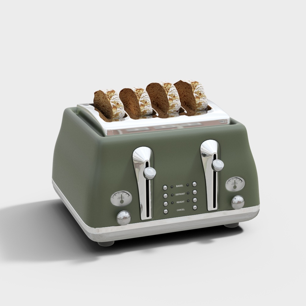 Moderner Toaster – Ohne Logo