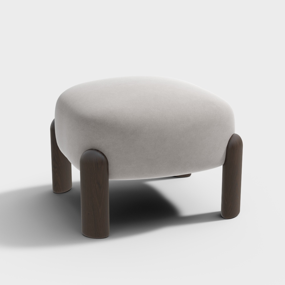 Небольшой табурет в стиле ваби-саби