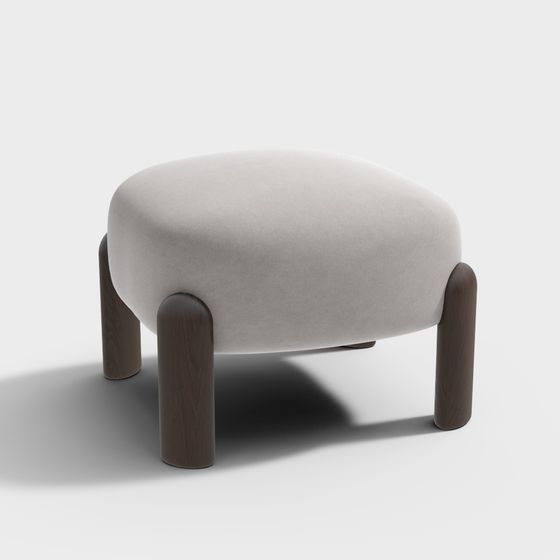 Небольшой табурет в стиле ваби-саби