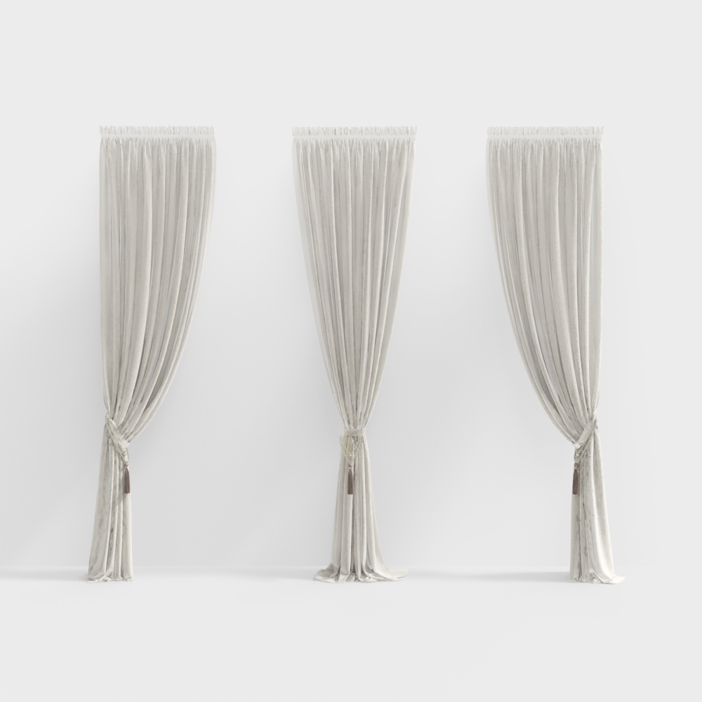 Modern Light-Colored Curtains