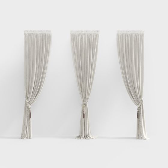 Modern Light-Colored Curtains