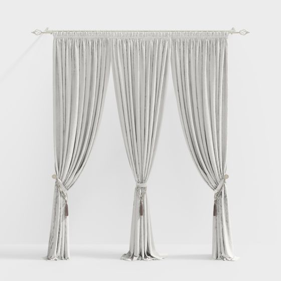 Modern Light-Colored Curtains