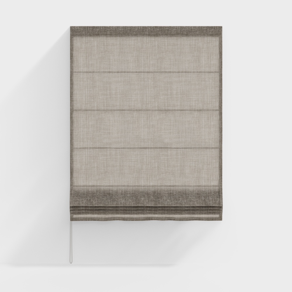 Modern Plain Fabric Roman Blinds