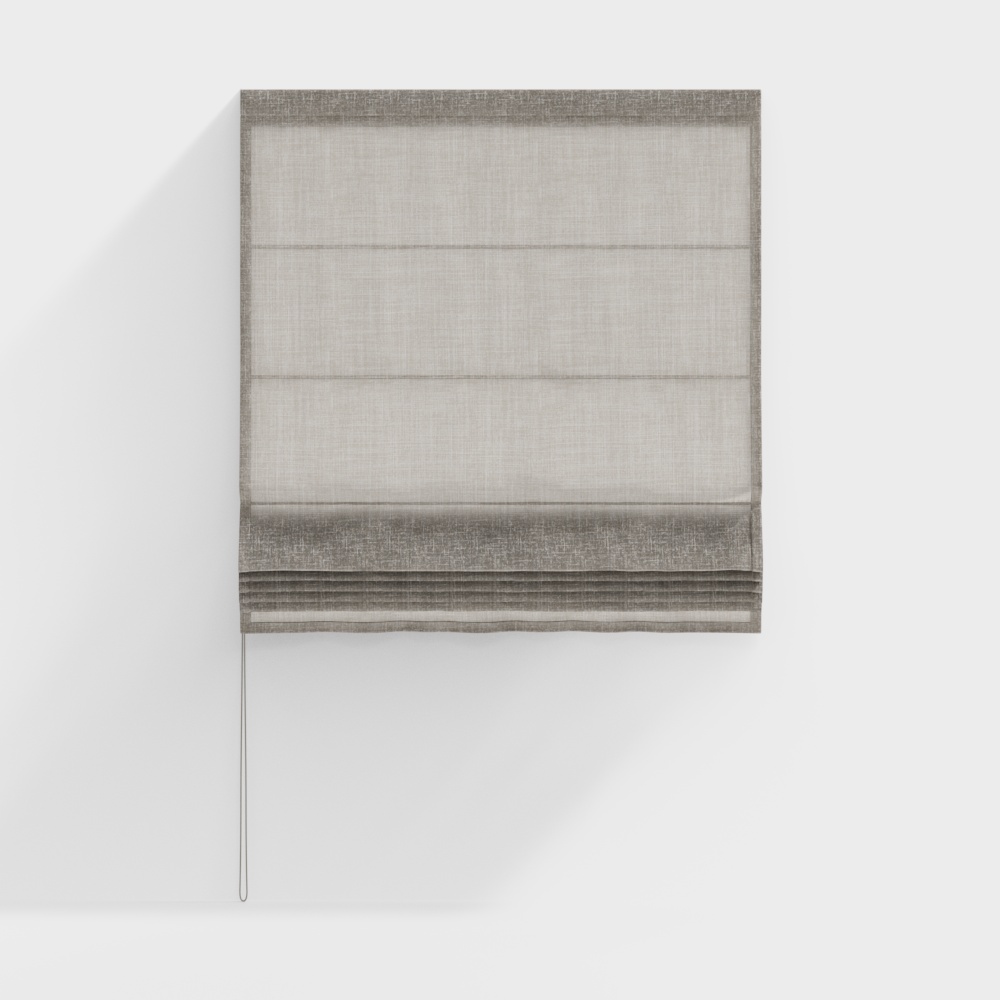 Modern Plain Fabric Roman Curtain