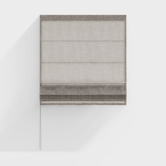 Modern Plain Fabric Roman Curtain