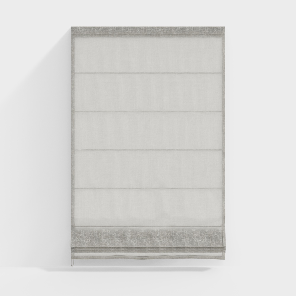 Modern Plain Fabric Roman Blinds