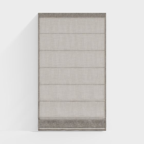 モダンファブリック無地ローマンシェード