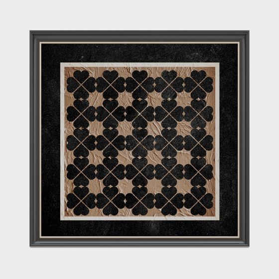 French Vintage Wall Painting