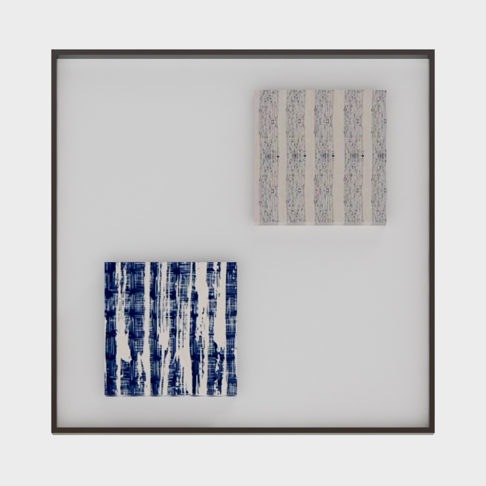 Modern Klein Blue Decorative Wall Art