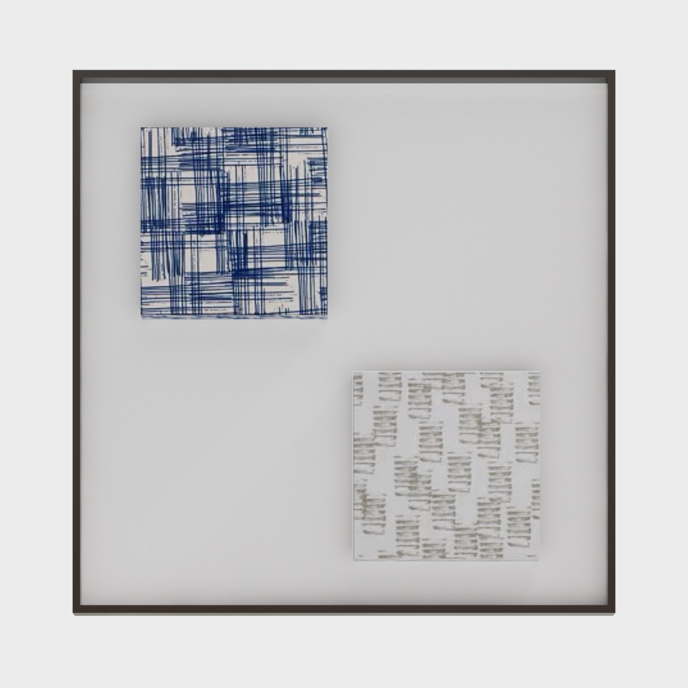 Modern Klein Blue Decorative Wall Art