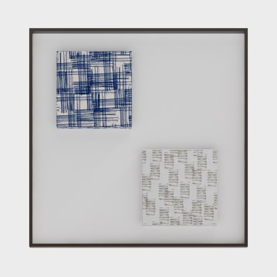 Modern Klein Blue Decorative Wall Art