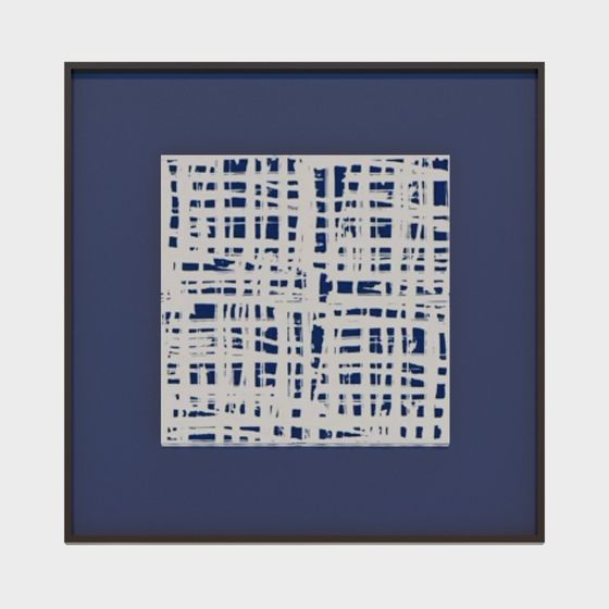 Arte de Pared Decorativo Azul Klein Moderno