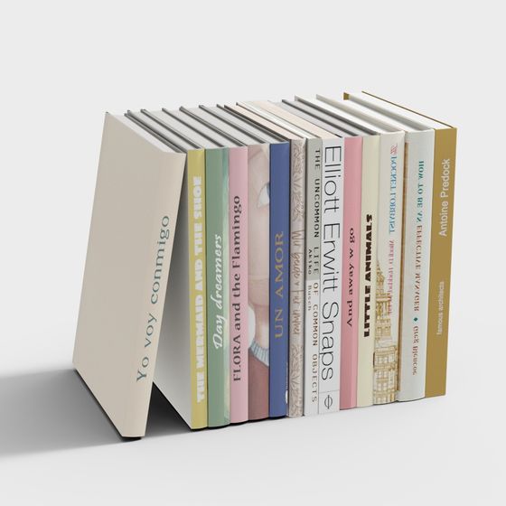 Modern Book Ornament