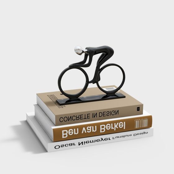 Modern Book Ornament Set