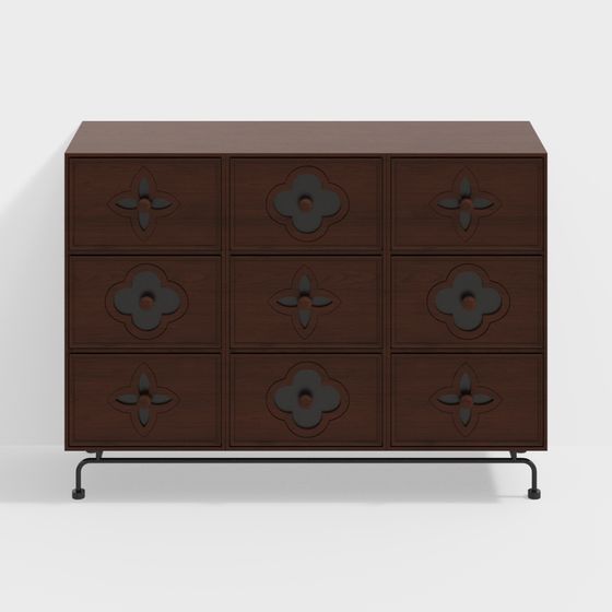 Vintage Style Entryway Cabinet