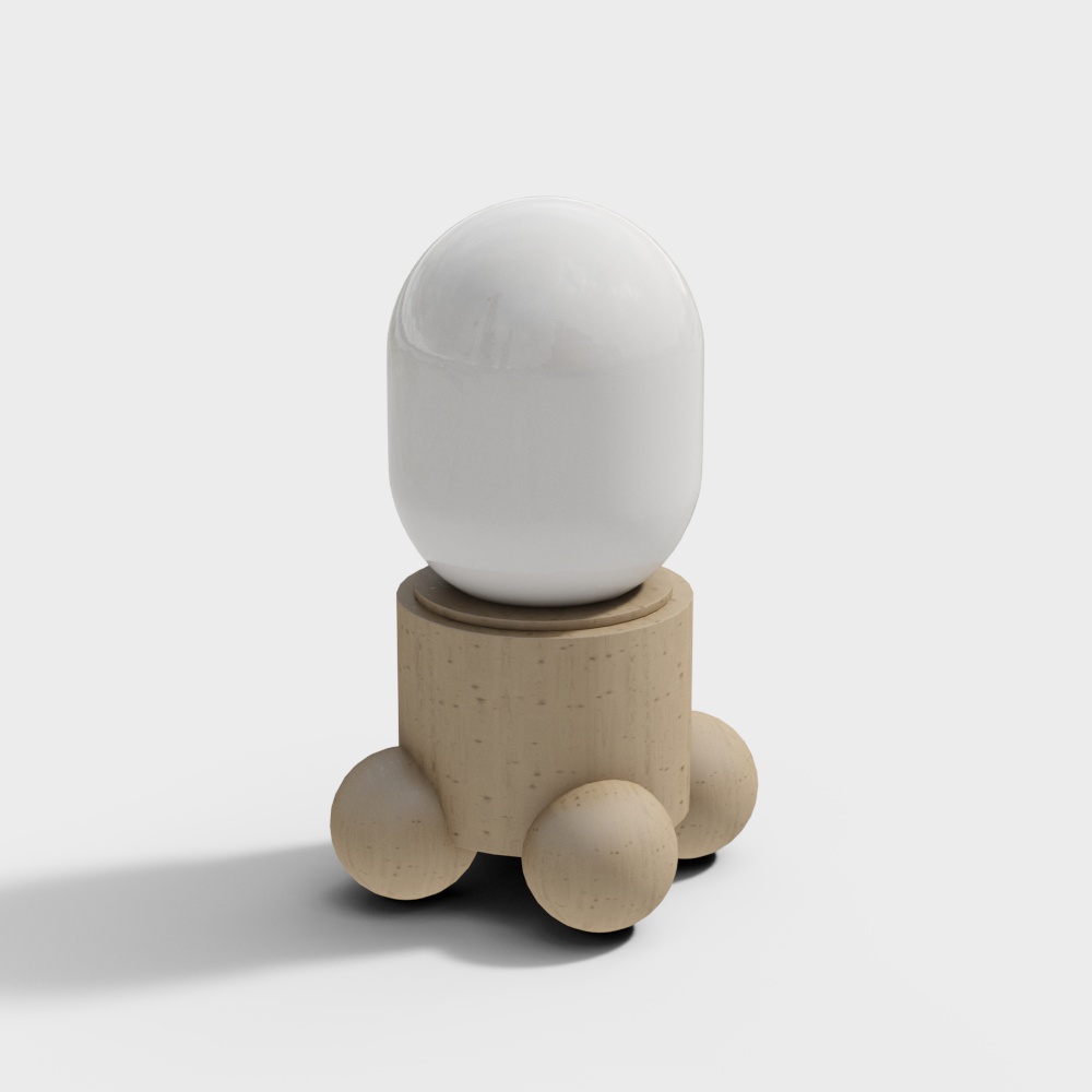 Modern Cream Style Table Lamp