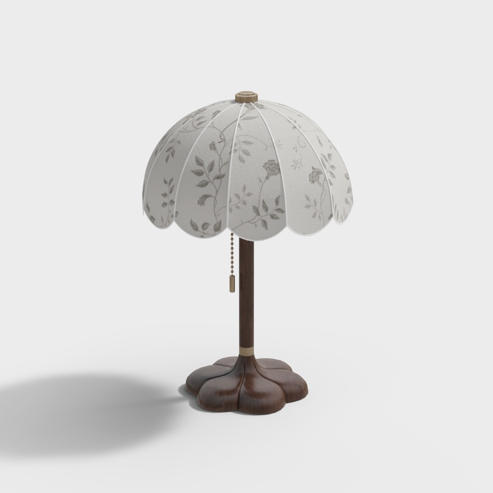 โคมโต๊ะสไตล์กลางศตวรรษกลางฝรั่งเศส